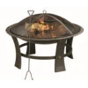 Wood Fire Pit Steel Round