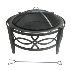 Steel Round Wood Fire Pit