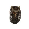 Infinity 24 In. Wood Willow Hanging Lantern Brown