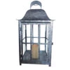 Smart Solar 20 In. Glass & Metal Lantern