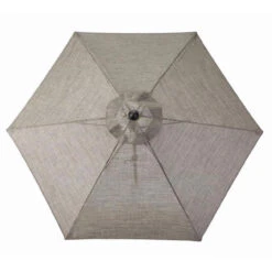 Ainsley 9 Ft. Tiltable Brown Patio Umbrella