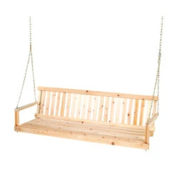 Wood Traditional Porch Swing