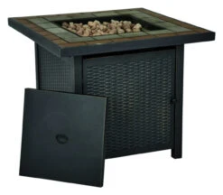Living Accents 50,000 BTU Square Gas Fire Table