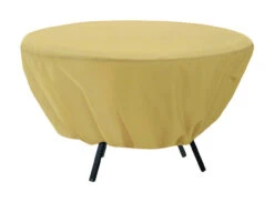 Classic Accessories 50 Inch Brown Polyester Table Cover
